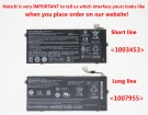 Аккумуляторы для ноутбуков acer Chromebook 14 cb3-431-c6h3 11.25V 3920mAh
