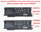 Аккумуляторы для ноутбуков hp Zbook x2 g4 3xt78ut 15.4V 4546mAh
