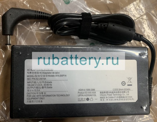 Samsung Ad-20019a 19V 10.5A блок питания - Кликните на картинке чтобы закрыть