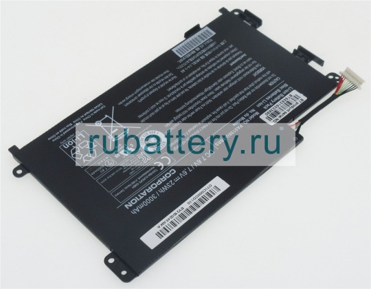 Аккумуляторы для ноутбуков toshiba Satellite w35t-c3201sl 7.6V 3000mAh - Кликните на картинке чтобы закрыть