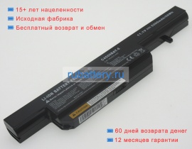 Аккумуляторы для ноутбуков clevo W250huq 11.1V 4400mAh